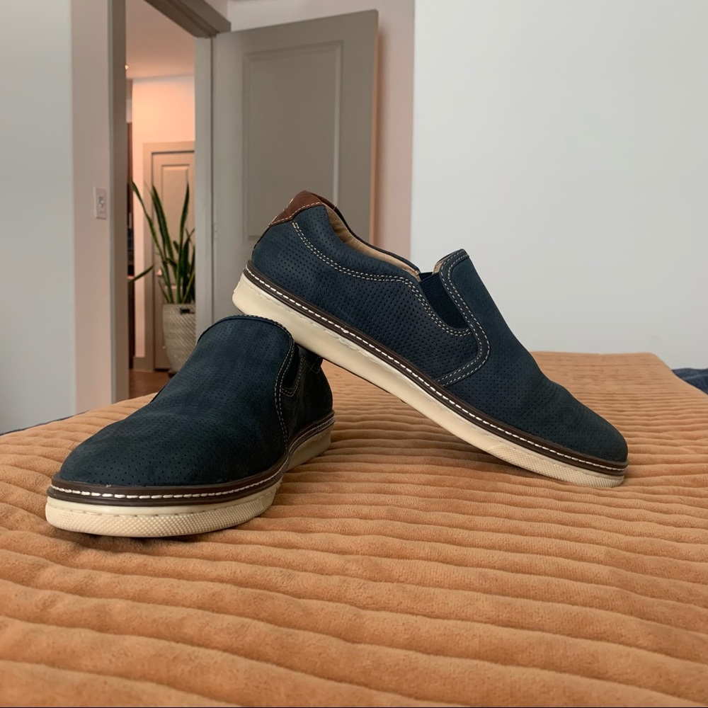 Johnston & Murphy - McGuffey Perforated Slip-On Sneakers